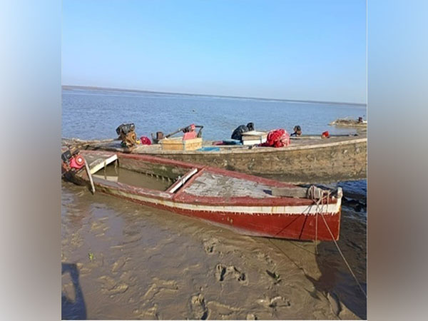Boat seized by BSF in Bhuj, Gujarat (Photo/ANI)
