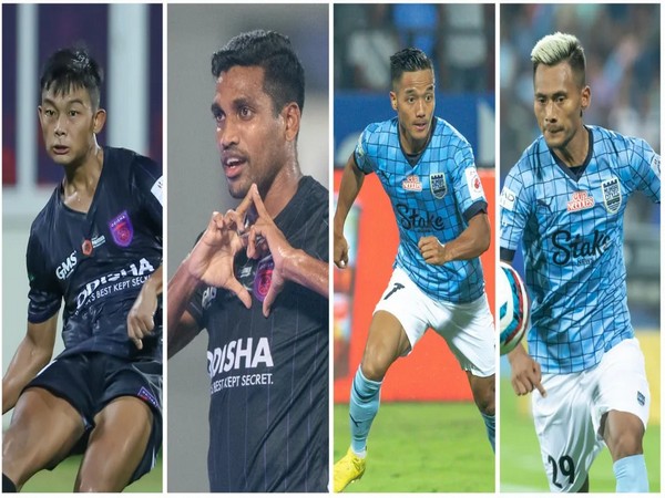 Odisha FC's Bipin-Chhangte and Mumbai City FC's Jerry-Nandha