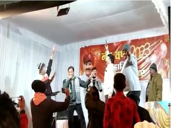 Congress MLA Suneel Saraf spotted firing in the purported viral video. (ANI/photo)