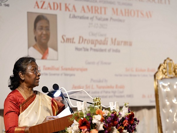 President Droupadi Murmu (Photo:ANI)
