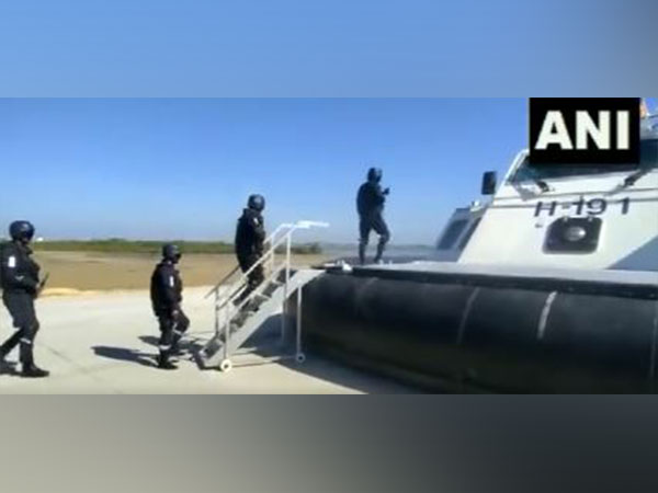Indian Coast Guard during the operation (Photo/ANI)
