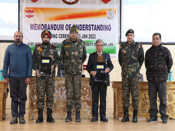  Fire and Fury Corps signs MoU with University of Ladakh (Photo/ANI)