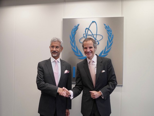 External Affairs Minister (EAM) S Jaishankar met with International Atomic Energy Agency (IAEA) Director General Rafael Grossi in Vienna on Tuesday ( Jaishankar's twitter)