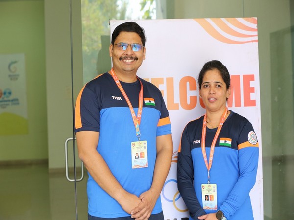 Shooters Pushkaraj Ingaole (Left) and Tejaswini Sawant (Right) (Image: Maharashtra State Olympics Games)