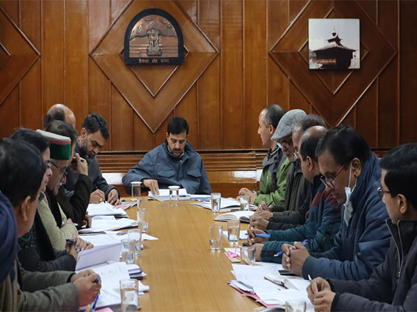 Himachal Pradesh: Agriculture Secretary Rakesh Kanwar holds review meeting on natural farming (Photo/ANI)