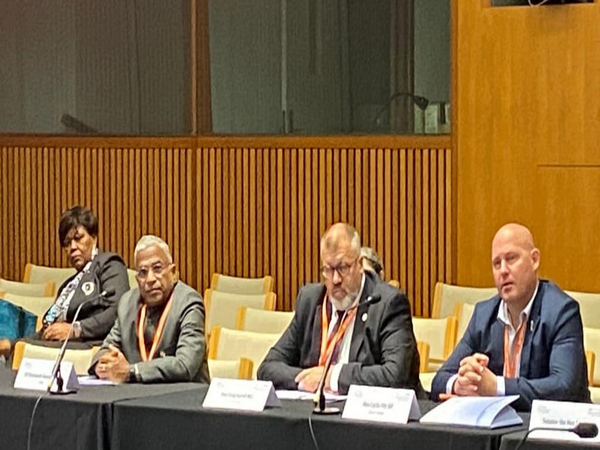 Rajya Sabha Dy Chairman Harivansh at the 26th Conference of Speakers and Presiding Officers of the Commonwealth (CSPOC) in Canberra, Australia.