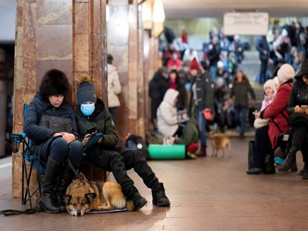 People take shelter inside a metro station during massive Russian missile attacks in Kyiv. (Photo Credit - Reuters)