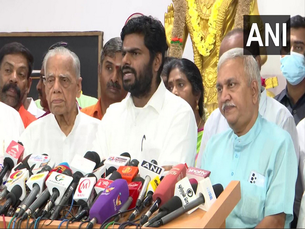 Tamil Nadu BJP President K Annamalai (Photo/ANI)