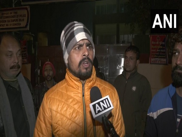 Maternal uncle of victim in Khanjawala incident in Delhi (Photo/ANI)