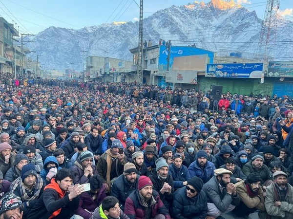 Protests in PoK's Gilgit-Baltistan. (Photo: Twitter//@NEP_JKGBL)