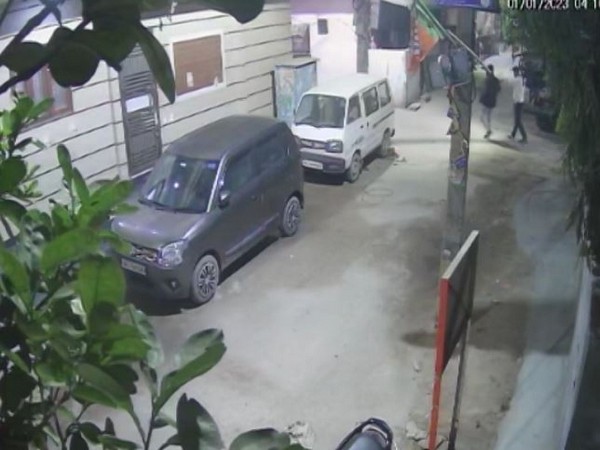 Visual from CCTV footage (Photo/ANI)