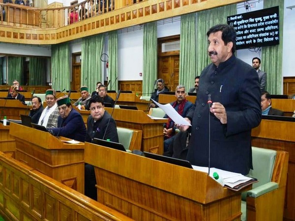 Deputy Chief Minister Mukesh Agnihotri in winter session of Himachal Pradesh Assembly at Tapovan, Dharamshala (Photo/ANI)