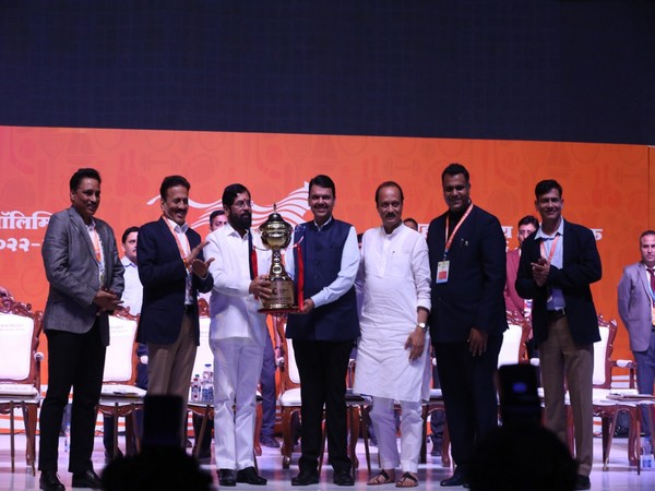 Maharashtra Chief Minister Eknath Shinde at the opening ceremony of Maharashtra State Olympic Games (Image: MSOG)