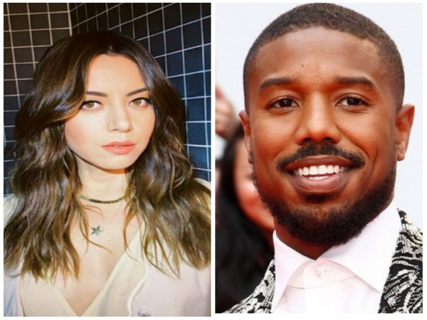 Aubrey Plaza and Michael B. Jordan (Source: Twitter)