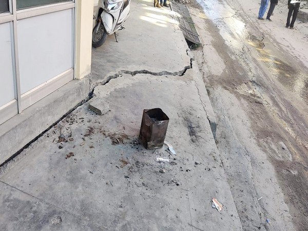 Visual of land subsidence from Uttarakhand's Joshimath (File Photo/ANI)