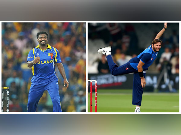 Muttiah Murlidharan and Shahid Afridi are scheduled to play in LLC (Photo: ICC) 