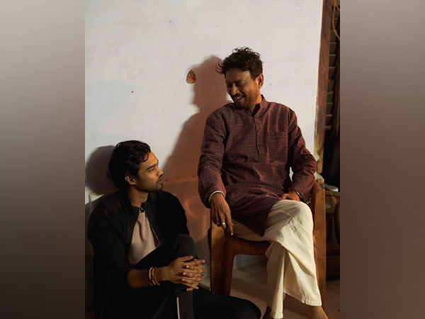 Irrfan Khan with his son Babil (Image Source: Instagram)