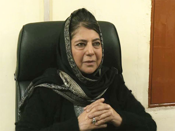 PDP Chief Mehbooba Mufti(File Photo/ANI)