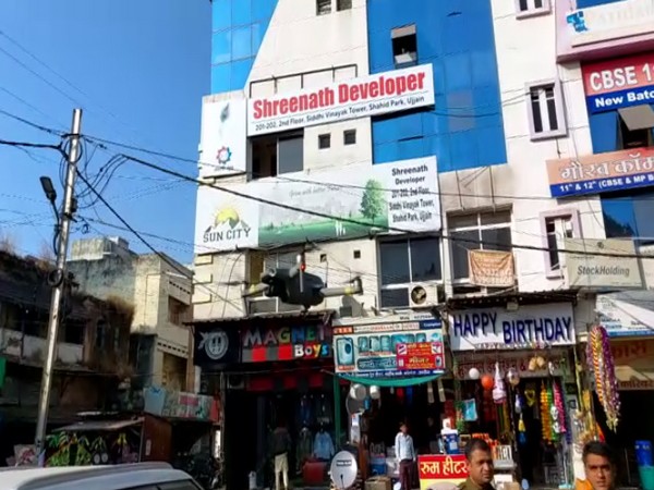 Drone surveillance to detect people involved in using and seeling of banned Chinese Manjha in Ujjain in Madhya Pradesh(Photo/ANI)