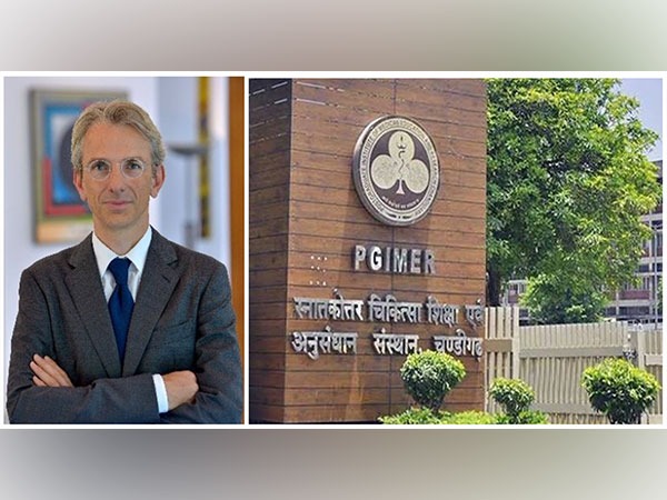 French Ambassador, Emmanuel Lenain and PGIMER Chandigarh