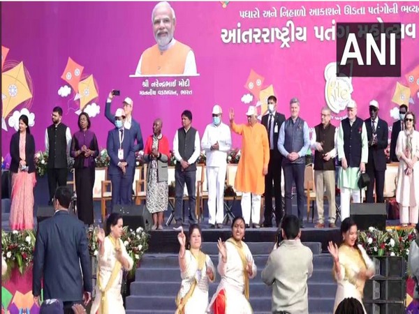 Inauguration of International Kite Festival 2023. (Photo/ANI)