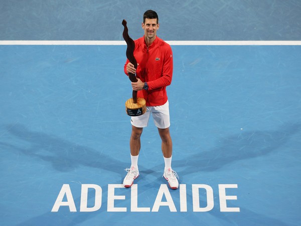 Novak Djokovic won the Adelaide International (Photo: Twitter@AdelaideTennis)