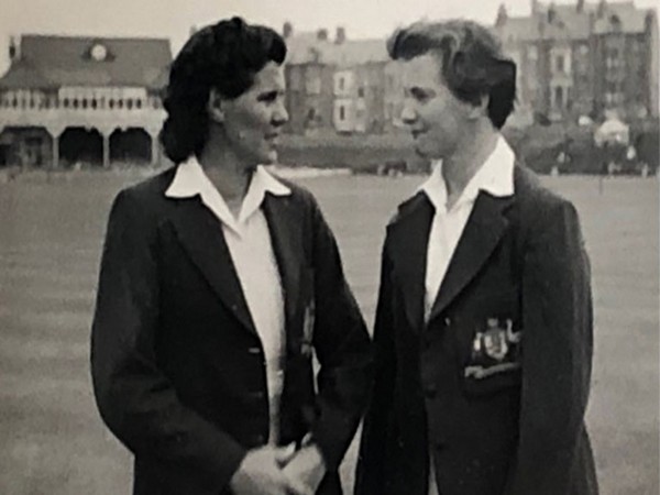 Norma Johnston. (right) (Photo: cricket.com.au)