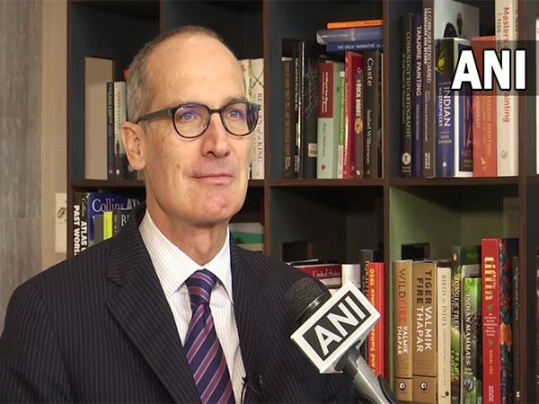 Switzerland's ambassador to India Ralf Heckner speaking with ANI on Monday.