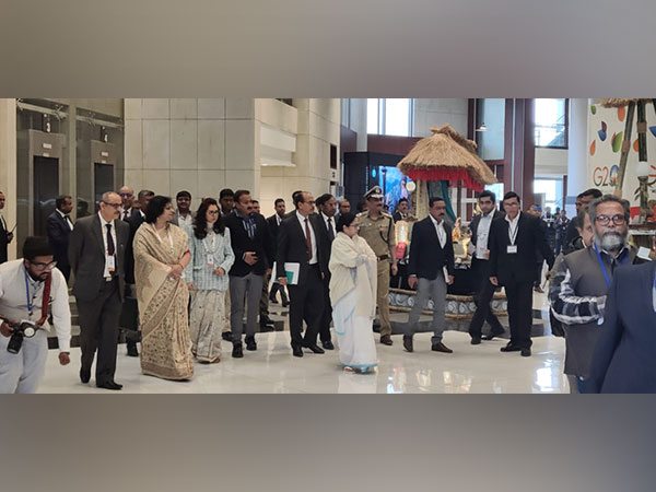 West Bengal Chief Minister Mamata Banerjee arrives to address a G20 Delegation in Kolkata( Photo/ANI)