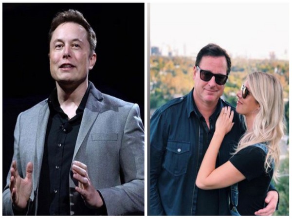 Bob Saget, Kelly Rizzo, Elon Musk (Image source: Twitter)