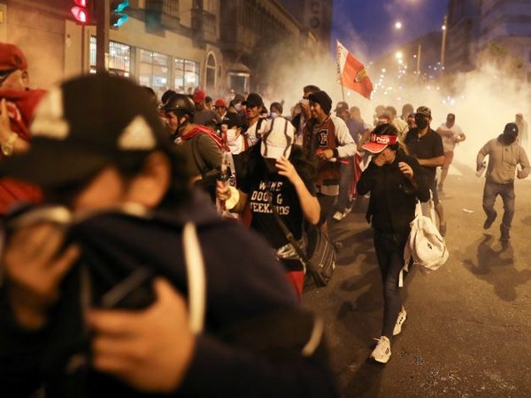 Protest demanding the dissolution of Congress and elections, in Lima. (Photo Credit - Reuters)