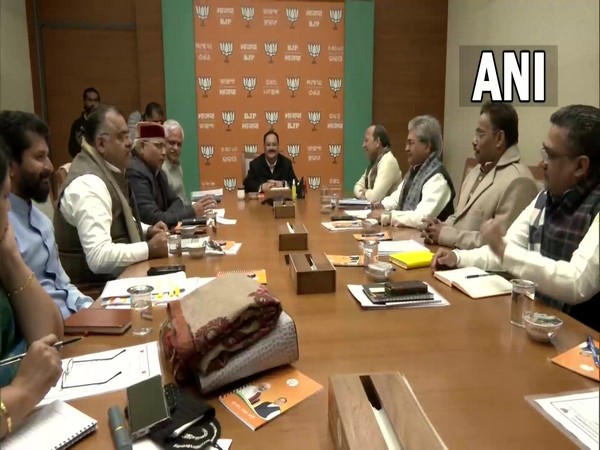 The meeting of BJP general secretaries chaired by the party's national president JP Nadda. (Photo/ANI)