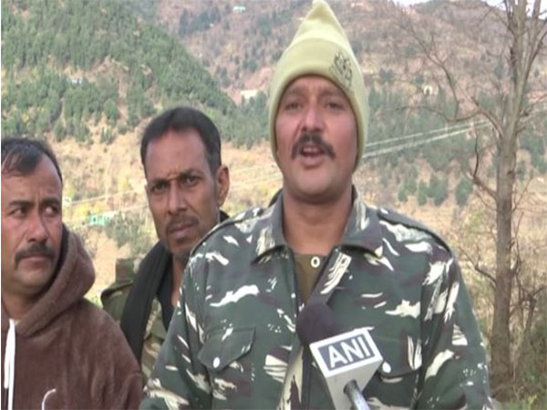 Havaldar Laxman Singh is providing training to the VGD in the Rajouri district. (Photo/ANI) 