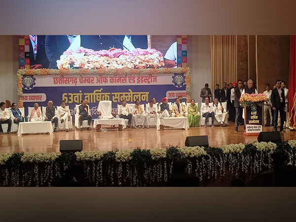 CM Bhupesh Baghel addressing the conference (Photo/ANI)