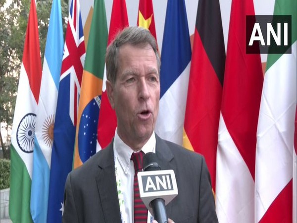 Manfred Auster, a G20 delegate from Germany in Kolkata. (Photo: ANI)