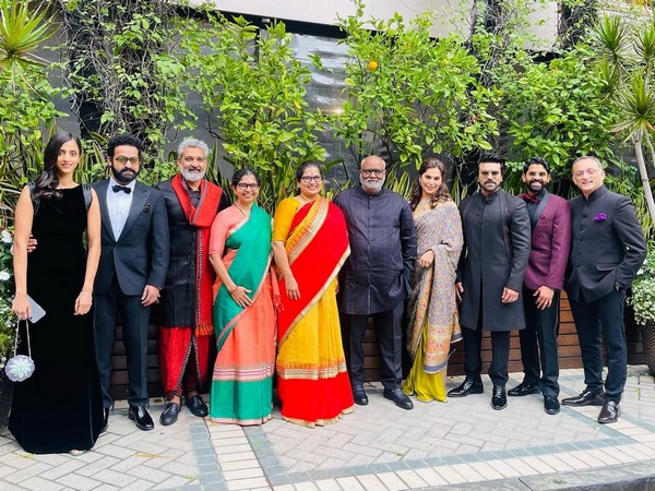 RRR team at Golden Globe 2023 (Image source: Instagram)