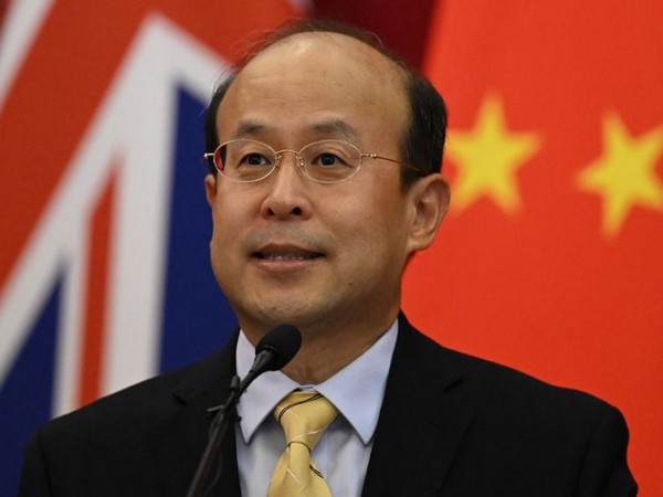 Chinese ambassador to Australia Xiao Qian addresses the media at the Chinese Embassy in Canberra, Australia. (Photo Credit - Twitter)