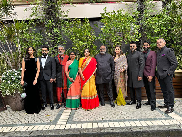 Team RRR at Golden Globe (Image source: Twitter)