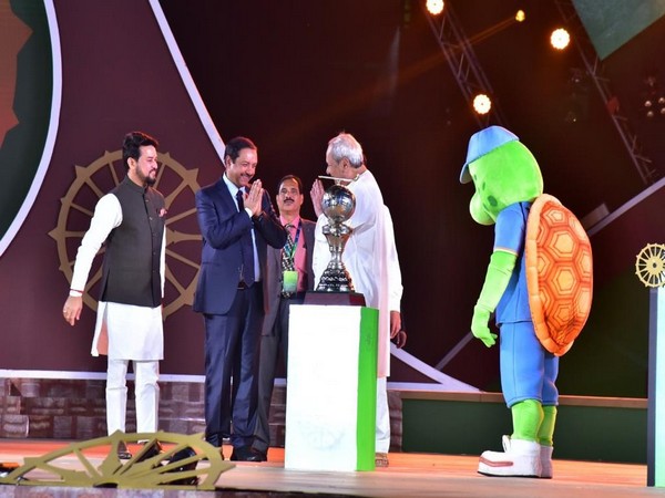 Grand trophy celebrations at Cuttack ahead of FIH Men's WC 2023 (photo: Odisha Government) 