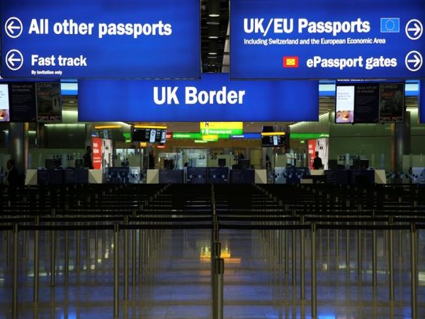 UK Border control is seen in Terminal 2 at Heathrow Airport in London. (Photo Credit - Reuters)