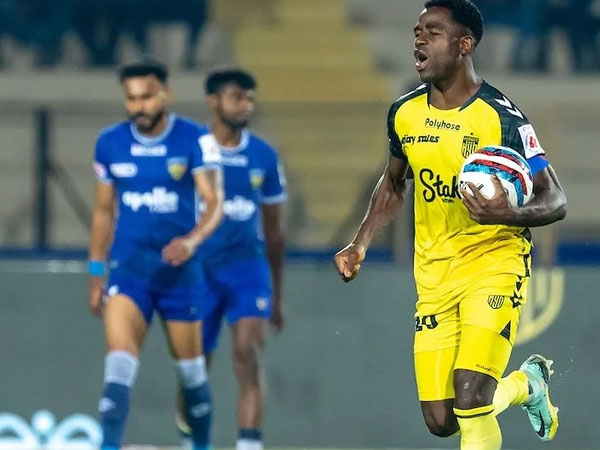 Ogbeche comes to rescue as Hyderabad FC share spoils with Chennaiyin FC (Photo: ISL Media)