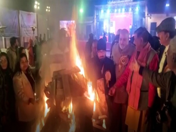 Mathura Lohri Celebration (Image Source: ANI)