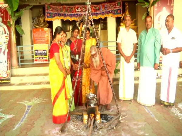 Women celebrating Pongal in Coimbatore (Photo/ANI)