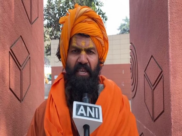 Mahant Chandrabhushan, Ayodhya, Shandilya Sanatan Dharmguru (Photo/ANI)