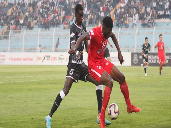A visual from the match. (Photo- I League)
