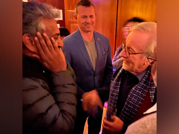 S S Rajamouli with Steven Spielberg. (Image Source: Instagram)