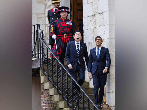 UK Prime Minister Rishi Sunak with his Japanese counterpart Fumio Kishida (Image Credit: Sunak's Twitter)