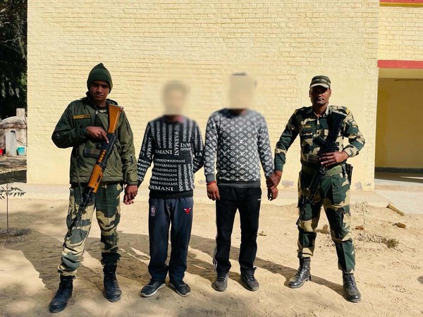 The smuggler apprehended by BSF Sri Ganganagar.