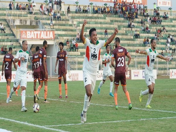 A visual from the match. (Photo- I League)