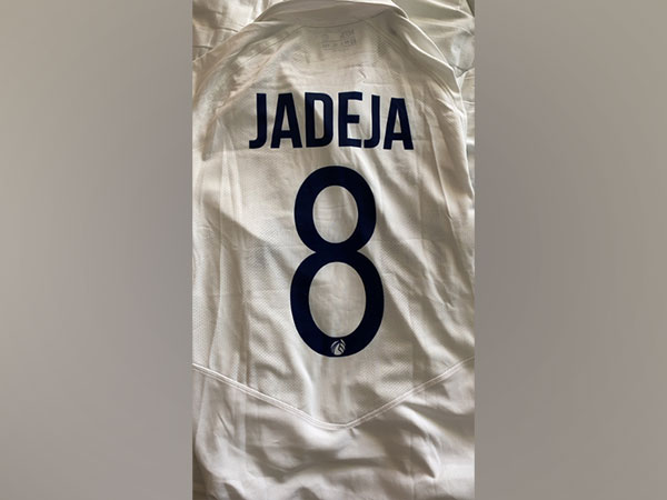 Ravindra Jadeja's jersey. (Photo- Ravindra Jadeja Twitter)